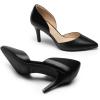 imageDREAM PAIRS Womens High Heel Closed Toe Dress Shoes Pumps Elegant Stiletto DOrsay Slip OnBlackpu