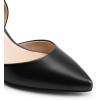 imageDREAM PAIRS Womens High Heel Closed Toe Dress Shoes Pumps Elegant Stiletto DOrsay Slip OnBlackpu