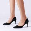 imageDREAM PAIRS Womens High Heel Closed Toe Dress Shoes Pumps Elegant Stiletto DOrsay Slip OnBlacksuede