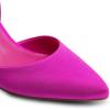 imageDREAM PAIRS Womens High Heel Closed Toe Dress Shoes Pumps Elegant Stiletto DOrsay Slip OnHot Pinksatin