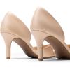 imageDREAM PAIRS Womens High Heel Closed Toe Dress Shoes Pumps Elegant Stiletto DOrsay Slip OnNudepu