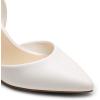 imageDREAM PAIRS Womens High Heel Closed Toe Dress Shoes Pumps Elegant Stiletto DOrsay Slip OnWhitepu