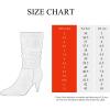 imageDREAM PAIRS Womens High Heel Mid Calf Boots Slouchy Pointed Toe Fall BootsRedK