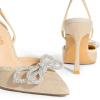 imageDREAM PAIRS Womens High Heels Destiny Closed Toe Strappy Heels Sexy Rhinestone Ankle Strap Pumps Wedding Bridal Party Dress Shoes DestinyGold
