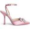 imageDREAM PAIRS Womens High Heels Destiny Closed Toe Strappy Heels Sexy Rhinestone Ankle Strap Pumps Wedding Bridal Party Dress Shoes DestinyPink