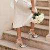 imageDREAM PAIRS Womens High Heels Destiny Closed Toe Strappy Heels Sexy Rhinestone Ankle Strap Pumps Wedding Bridal Party Dress Shoes DestinySilver