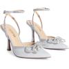 imageDREAM PAIRS Womens High Heels Destiny Closed Toe Strappy Heels Sexy Rhinestone Ankle Strap Pumps Wedding Bridal Party Dress Shoes DestinySilver