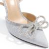 imageDREAM PAIRS Womens High Heels Destiny Closed Toe Strappy Heels Sexy Rhinestone Ankle Strap Pumps Wedding Bridal Party Dress Shoes DestinySilver