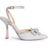 imageDREAM PAIRS Womens High Heels Destiny Closed Toe Strappy Heels Sexy Rhinestone Ankle Strap Pumps Wedding Bridal Party Dress Shoes DestinySilver