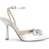 imageDREAM PAIRS Womens High Heels Destiny Closed Toe Strappy Heels Sexy Rhinestone Ankle Strap Pumps Wedding Bridal Party Dress Shoes DestinyWhite