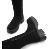 imageDREAM PAIRS Womens Platform Over The Knee Boots Lug Sole Round Toe Thigh High Long Chunky Block Heels Fall BootsBlacksuede