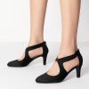 imageDREAM PAIRS Womens Pumps Closed Pointed Toe Kitten Heels Elegant Party Wedding Dress Shoes for WomenBlack