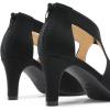 imageDREAM PAIRS Womens Pumps Closed Pointed Toe Kitten Heels Elegant Party Wedding Dress Shoes for WomenBlack