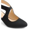 imageDREAM PAIRS Womens Pumps Closed Pointed Toe Kitten Heels Elegant Party Wedding Dress Shoes for WomenBlack