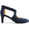 imageDREAM PAIRS Womens Pumps Closed Pointed Toe Kitten Heels Elegant Party Wedding Dress Shoes for WomenNavy