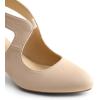 imageDREAM PAIRS Womens Pumps Closed Pointed Toe Kitten Heels Elegant Party Wedding Dress Shoes for WomenNude
