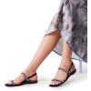 imageDREAM PAIRS Womens Rhinestone Sandals Open Toe Casual Dressy Sparkly Comfortable Flat Summer ShoesBlack