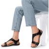 imageDREAM PAIRS Womens Sandals Arch Support TStrap Orthopedic Flat Sandals Comfortable Summer ShoesBlack