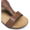 imageDREAM PAIRS Womens Sandals Arch Support TStrap Orthopedic Flat Sandals Comfortable Summer ShoesBrown
