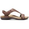 imageDREAM PAIRS Womens Sandals Arch Support TStrap Orthopedic Flat Sandals Comfortable Summer ShoesBrown