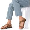 imageDREAM PAIRS Womens Sandals Arch Support TStrap Orthopedic Flat Sandals Comfortable Summer ShoesTan