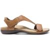 imageDREAM PAIRS Womens Sandals Arch Support TStrap Orthopedic Flat Sandals Comfortable Summer ShoesTan