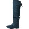 imageDREAM PAIRS Womens Suede Over The Knee Thigh High Winter BootsBlue