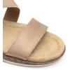 imageDREAM PAIRS Womens Summer Dressy Low Wedge Heels Comfortable Slip on Casual Flat Sandals for Walking VacationNude