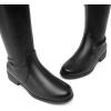 imageDREAM PAIRS Womens Thigh High Boots Low Block Heel Casual Fashion Over the Knee BootsBlackpu
