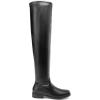 imageDREAM PAIRS Womens Thigh High Boots Low Block Heel Casual Fashion Over the Knee BootsBlackpu