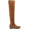 imageDREAM PAIRS Womens Thigh High Boots Low Block Heel Casual Fashion Over the Knee BootsTansuede