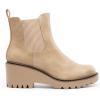 imageDREAM PAIRS Womens Wedge Chelsea Ankle Boots Fashion Round Toe Low Wedge Heel Platform Booties ShoesNudenubuck
