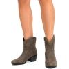 imageDREAM PAIRS Womens Western Cowboy Cowgirl Embroidered Ankle Boots Fashion Low chunky Heel Round Toe Fall Short Booties ShoesCamel