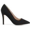 imageWomens Closed Toe High Heels Dress Pointed Toe Wedding Pump ShoesBlackNubuck