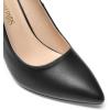 imageWomens Closed Toe High Heels Dress Pointed Toe Wedding Pump ShoesBlackPu