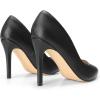 imageWomens Closed Toe High Heels Dress Pointed Toe Wedding Pump ShoesBlackPu