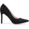 imageWomens Closed Toe High Heels Dress Pointed Toe Wedding Pump ShoesBlackSuede