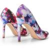 imageWomens Closed Toe High Heels Dress Pointed Toe Wedding Pump ShoesFloral