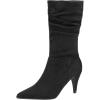 imageDREAM PAIRS Womens High Heel Mid Calf Boots Slouchy Pointed Toe Fall BootsBlackK