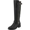 imageDREAM PAIRS Womens Knee High Boots Wide Calf Low Heel Riding Boots Fall Tall Boots for WomenBlack