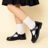 imageDREAM PAIRS Girl Mary Jane Dress Shoes  Ballet Flats for Girl School Uniform Shoes for Toddler Little GirlsAll Black