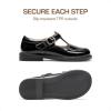 imageDREAM PAIRS Girl Mary Jane Dress Shoes  Ballet Flats for Girl School Uniform Shoes for Toddler Little GirlsAll Black