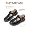 imageDREAM PAIRS Girl Mary Jane Dress Shoes  Ballet Flats for Girl School Uniform Shoes for Toddler Little GirlsAll Black