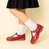 imageDREAM PAIRS Girl Mary Jane Dress Shoes  Ballet Flats for Girl School Uniform Shoes for Toddler Little GirlsRed