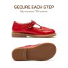 imageDREAM PAIRS Girl Mary Jane Dress Shoes  Ballet Flats for Girl School Uniform Shoes for Toddler Little GirlsRed