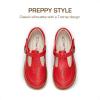 imageDREAM PAIRS Girl Mary Jane Dress Shoes  Ballet Flats for Girl School Uniform Shoes for Toddler Little GirlsRed