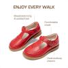 imageDREAM PAIRS Girl Mary Jane Dress Shoes  Ballet Flats for Girl School Uniform Shoes for Toddler Little GirlsRed