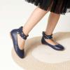 imageDREAM PAIRS Girls Dress Shoes Ankle Strap Flower Girl Ballet Flats