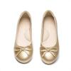 imageDREAM PAIRS Girls Dress Shoes Ballet Flats Slipon Fashion Bow Flower Girl Shoes for Wedding School Party BirthdayGold