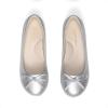 imageDREAM PAIRS Girls Dress Shoes Ballet Flats Slipon Fashion Bow Flower Girl Shoes for Wedding School Party BirthdaySilver